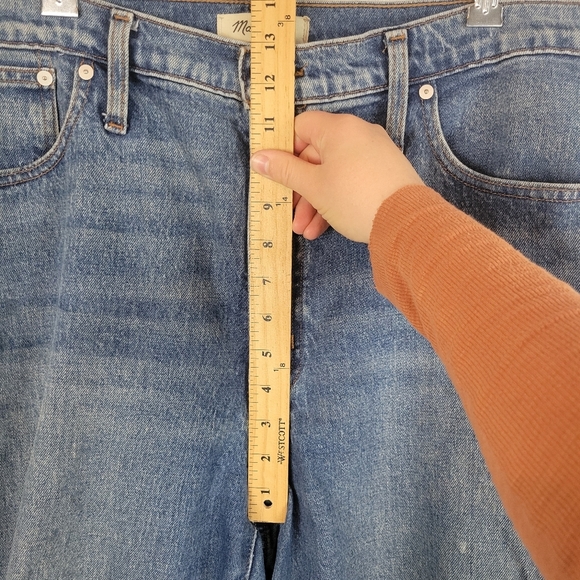 Madewell The‎ Perfect Vintage Straight Jeans Blue Size 33 - Picture 7 of 15